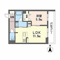 物件の間取り
