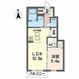 間取図画像 1LDK