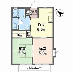 物件の間取り