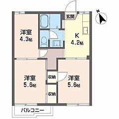 物件の間取り