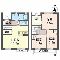 間取図画像 3LDK