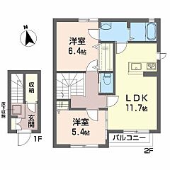 物件の間取り