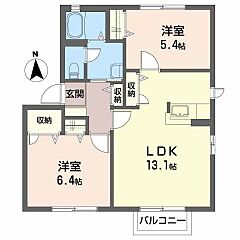 物件の間取り