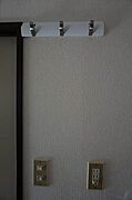 洗濯置き場のフック