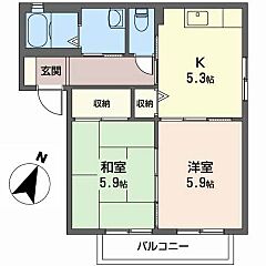 物件の間取り
