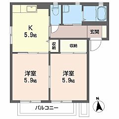 物件の間取り