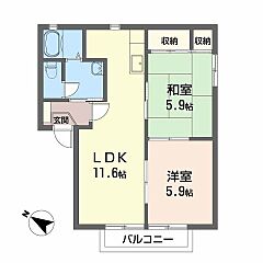 物件の間取り