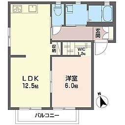 間取図画像 1LDK