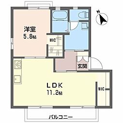 間取図画像 1LDK