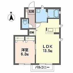 間取図画像 1LDK