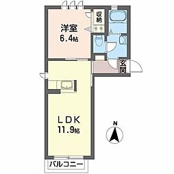 間取図画像 1LDK