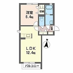 佑寿2 1LDKの間取図画像