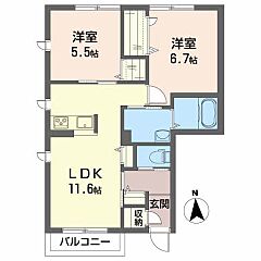 物件の間取り