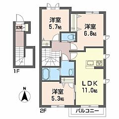 物件の間取り