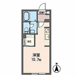 サンジュエル五日町 ワンルームの間取図画像