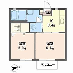 物件の間取り