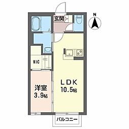 間取図画像 1LDK