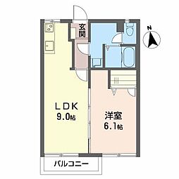 間取図画像 1LDK