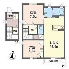物件の間取り