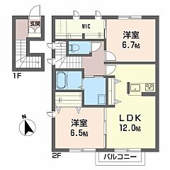 物件の間取り