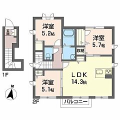 物件の間取り