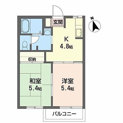 エステートハイムA_間取り_0