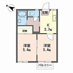 物件の間取り