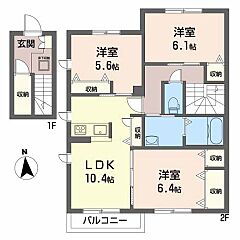 物件の間取り