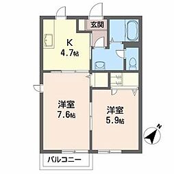 シェソワA 2階/202