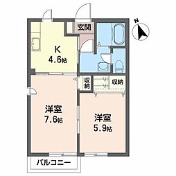 シャーメゾンシェル 2階