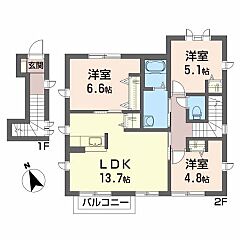 物件の間取り
