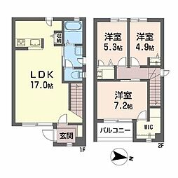 間取図画像 3LDK