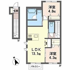 物件の間取り