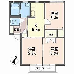 物件の間取り