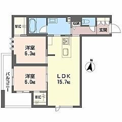 物件の間取り