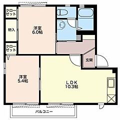 物件の間取り