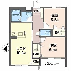 物件の間取り