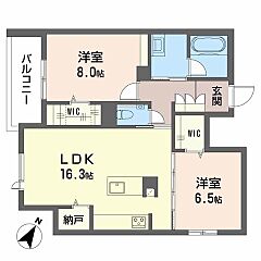 物件の間取り