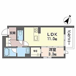 間取図画像 1LDK