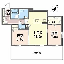 アーデルドルフ一社 2LDKの間取図画像