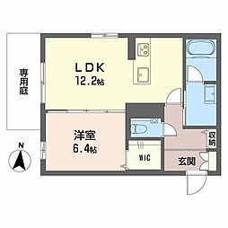 プレシャスレジデンス丸の内 1LDKの間取図画像