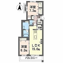 物件の間取り