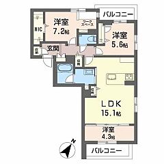 物件の間取り