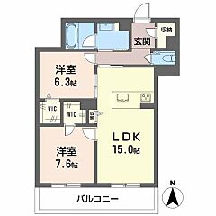 物件の間取り