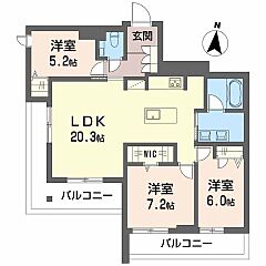 物件の間取り