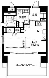 Granmast鶴舞 1LDKの間取図画像