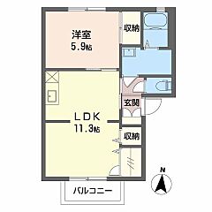 物件の間取り
