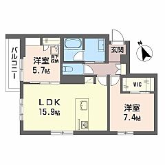 物件の間取り