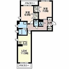 物件の間取り