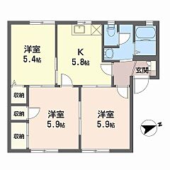 物件の間取り